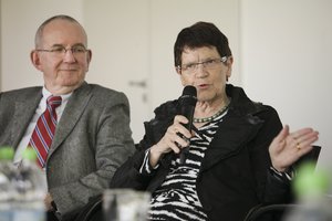 © Körber-Stiftung/Jann Wilken Rita Süssmuth, Bundestagspräsidentin a.D., im Gespräch