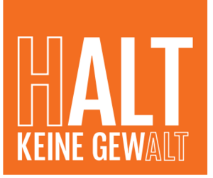 Logo der Aktion Halt keine Gewalt